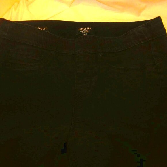 NYDJ Not Your Daughter's Jeans - Curves 360 Sculpt BLACK  - 10 $119 - Picture 1 of 9